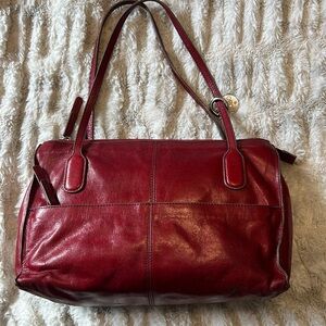 Vintage HOBO bags Friar in crimson